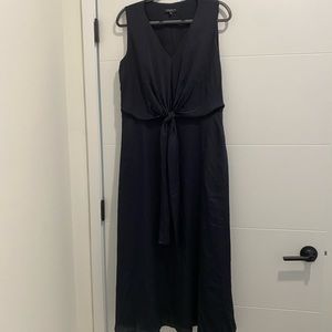 Lafayette 148 Dark Blue Long Dress